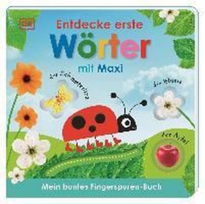 Mein buntes Fingerspuren - Buch. Entdecke erste Wörter mit Maxi (Ciltli)