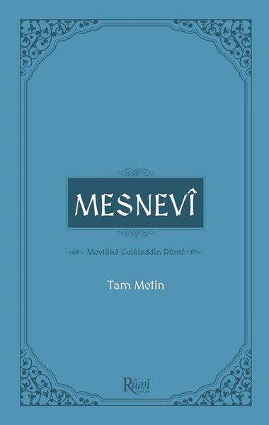 Mesnevi (Tam Metin) (Ciltli)