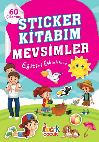Sticker Kitabım - Mevsimler - Eğitici Etkinlikler - 60 Çıkartma Kolekt