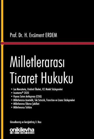 Milletlerarası Ticaret Hukuku (Ciltli)