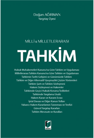Milli ve Milletlerarası Tahkim (Ciltli)