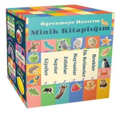 Minik Kitaplığım - Öğrenmeye Hazırım Seti - 6 Kitap Takım Kutulu (Ciltli)