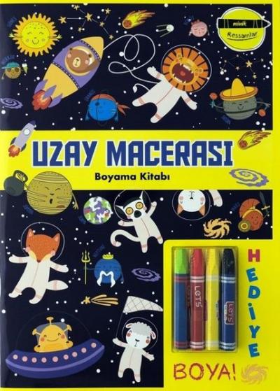 Uzay Macerası Boyama Kitabı - Minik Ressamlar Kolektif