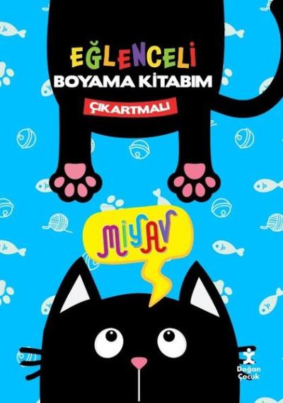 Miyav Eğlenceli Boyama Kitabım - Çıkartmalı Kolektif