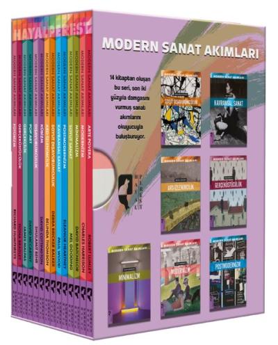 Modern Sanat Akımları Seti - 14 Kitap Takım - Kutulu Kolektif