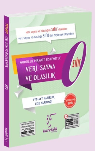 Modüler Piramit Sistemiyle Veri, Sayma ve Olasılık THY AYT Hazırlık Lise Yardımcı