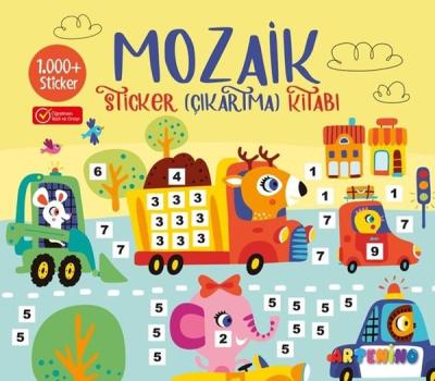 Mozaik Sticker 1.000+ Çıkartma Kitabı - Sarı