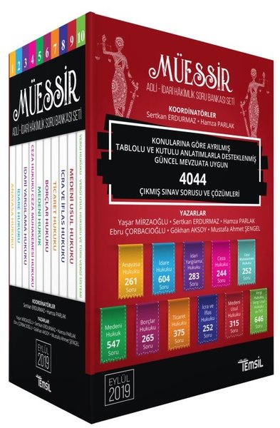 Müessir-Adli İdari Hakimlik Çıkmış Soru Bankası ve Çözümleri Kolektif