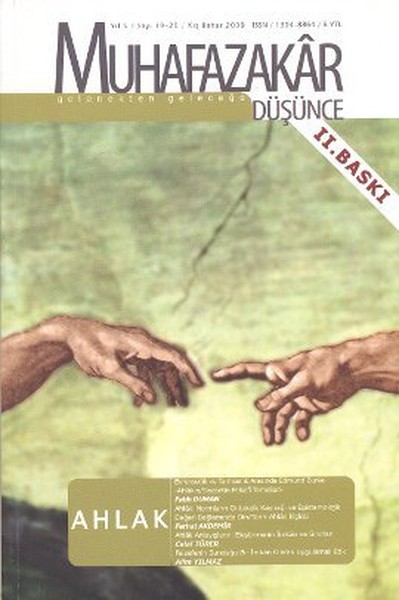 Muhafazakar Düşünce Dergisi Sayı: 19 - 20 Ahlak Kolektif