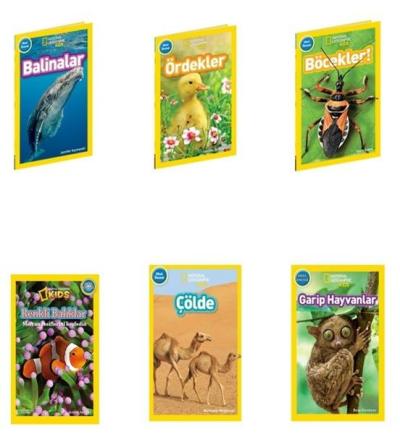 National Geographic Kids Okul Öncesi Serisi Seti - 6 Kitap Takım Melis