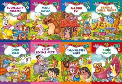 Neşeli Orman Hikayeleri Dizisi (8 Kitap Takım) - Büyük Boy Bestami Yaz