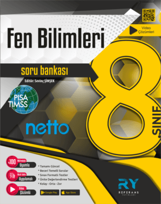Netto LGS 8. Sınıf Fen Bilimleri Soru Bankası 7 Deneme İlaveli