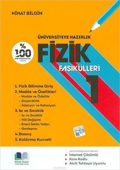 Üniversiteye Hazırlık Fizik Fasikülleri 01 Nihat Bilgin