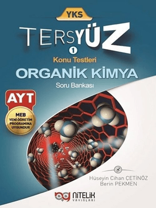 Nitelik Yks AYT Organik Kimya Tersyüz Soru Kitabı