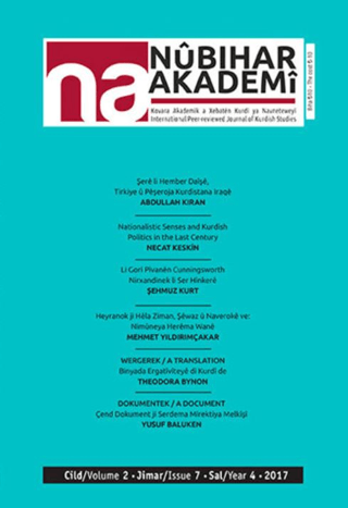 Nubihar Akademi Dergisi Sayı: 7