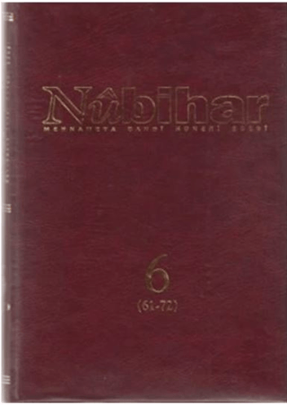Nubihar Kovar Çerm: 6 Hejmar: 61-72 (Ciltli)