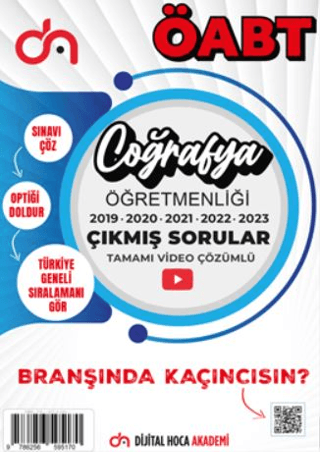 ÖABT Coğrafya Son Beş Yıl Çıkmış Sorular Tamamı Video Çözümlü