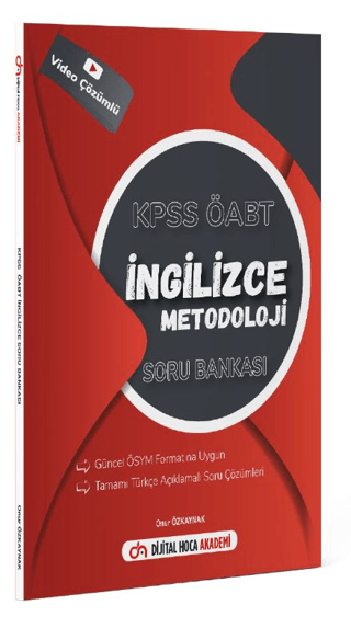 ÖABT İngilizce Öğretmenliği Metodoloji Video Çözümlü Soru Bankası