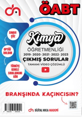 ÖABT Kimya Öğretmenliği Son Beş Yıl Çıkmış Sorular Tamamı Video Çözümlü
