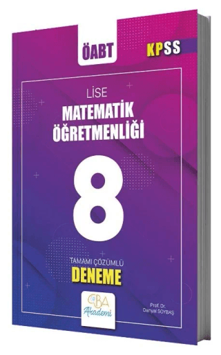 ÖABT Lise Matematik Öğretmenliği 8 Deneme Çözümlü