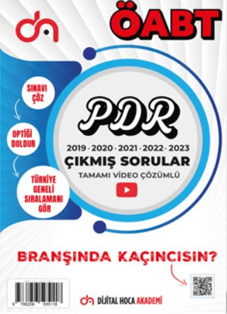 ÖABT PDR Son Beş Yıl Çıkmış Sorular Tamamı Video Çözümlü
