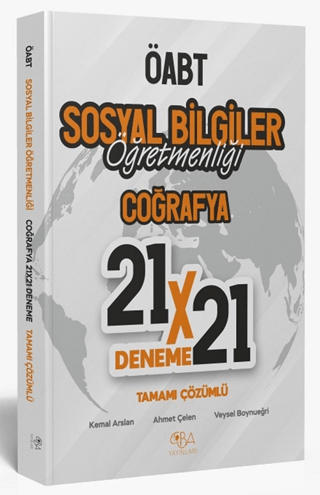 ÖABT Sosyal Bilgiler Coğrafya 21x21 Deneme Çözümlü