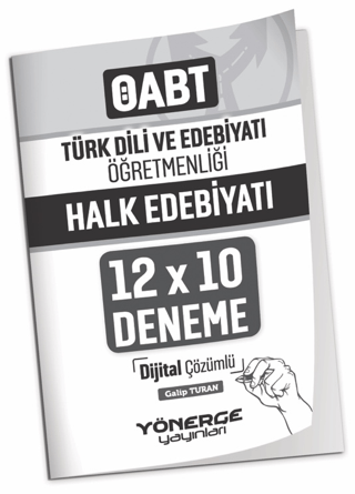 ÖABT Türk Dili ve Edebiyatı Öğretmenliği Halk Edebiyatı 12x10 Deneme Çözümlü