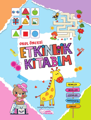 Okul öncesi Etkinlik Kitabım – Robotik Kodlama ve Dikkat Geliştirme (Çift Taraflı Kitap)