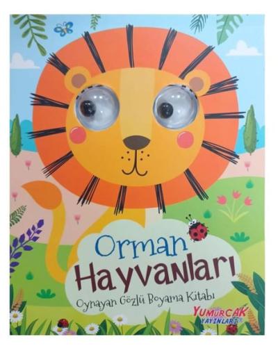 Orman Hayvanları - Oynayan Gözlü Boyama Kitabı