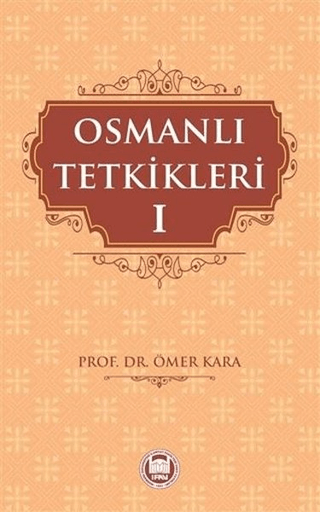 Osmanlı Tetkikleri - 1