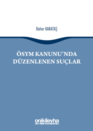 ÖSYM Kanunu'nda Düzenlenen Suçlar