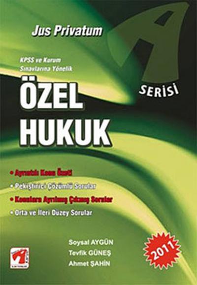 Özel Hukuk - A Serisi