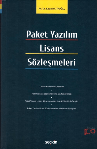Paket Yazılım Lisans Sözleşmeleri