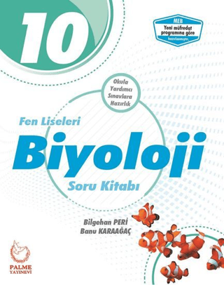 Palme 10. Sınıf Fen Liseleri Biyoloji Soru Kitabı