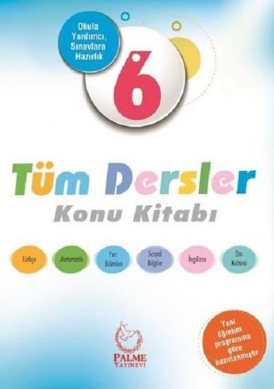 Palme 6.Sınıf Tüm Dersler Konu Kitabı 2018-2019