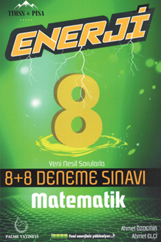 Palme 8. Sınıf Enerji Matematik 8+8 Deneme Sınavı
