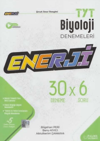 Palme YKS TYT Enerji Biyoloji 30 Deneme Sınavı Video Çözümlü