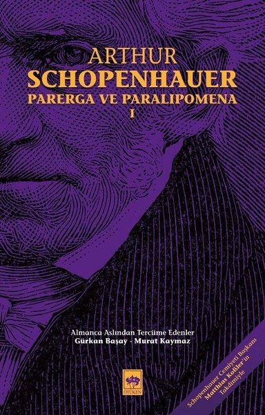 Parerga ve Paralipomena Cilt 1 Arthur Schopenhauer