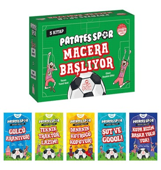 Patatesspor Macera Başlıyor Set + Soru Kitapçığı - 5 Kitap Takım Yusuf