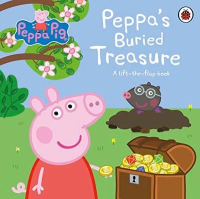 Peppa Pig: Peppa's Buried Treasure : A lift-the-flap book (Ciltli) Pep