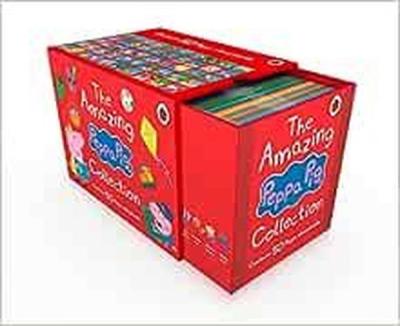 Peppa Pig The Amazing Collection 1-50 Red Box Ladybird
