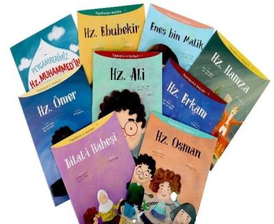 Peygamberimizin Arkadaşları Seti - 9 Kitap Takım Amine Kevser Karaca