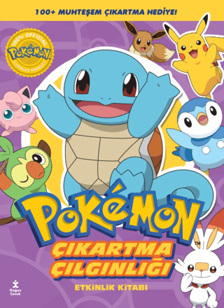 Pokemon Squirtle - Çıkartma Çılgınlığı Etkinlik Kitabı Kolektif