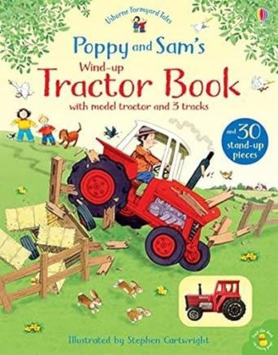 Poppy and Sam's Wind-Up Tractor Book (Ciltli) Heather Amery