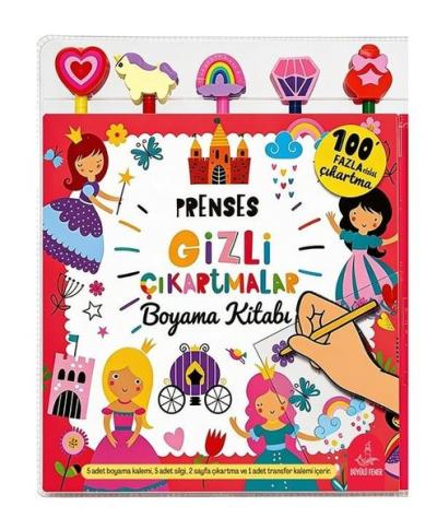 Prenses Gizli Çıkartmalar Boyama Kitabı Kolektif