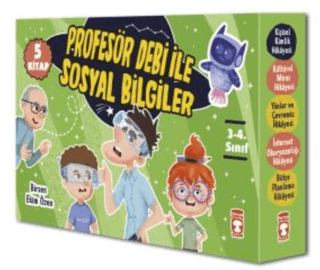 Profesör Debi ile Sosyal Bilgiler Seti - 5 Kitap Takım Birsen Ekim Öze