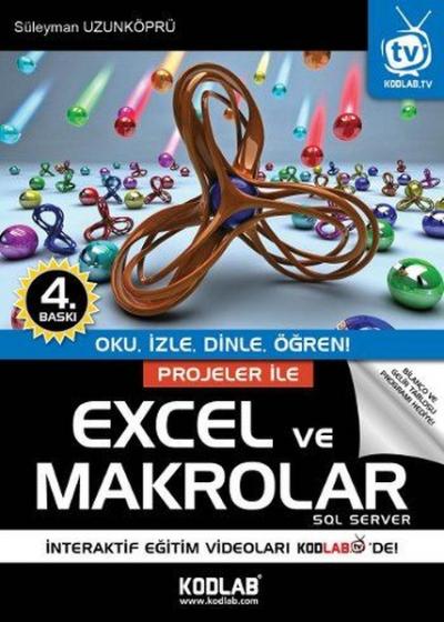 Projeler ile Excel ve Makrolar %22 indirimli Süleyman Uzunköprü