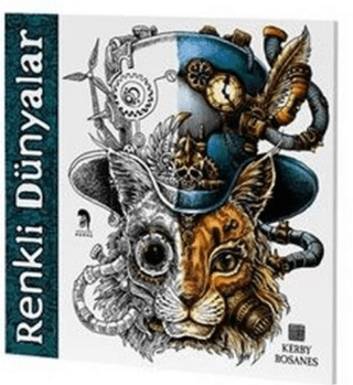 Renkli Dünyalar - Yetişkinler İçin Boyama Kitabı