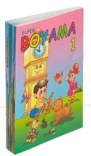 Renkli Süper Boyama (10 Kitap Takım)