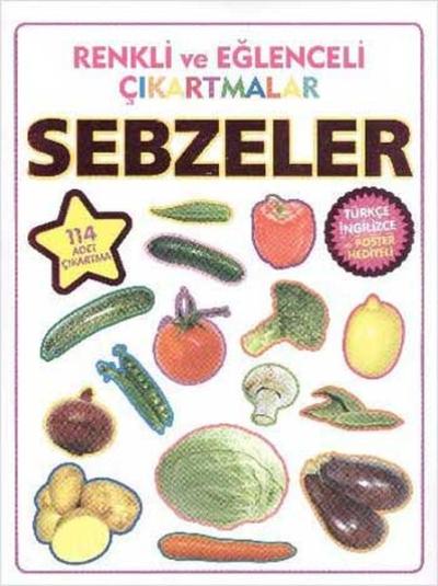 Renkli ve Eğlenceli Çıkartmalar - Sebzeler Kolektif